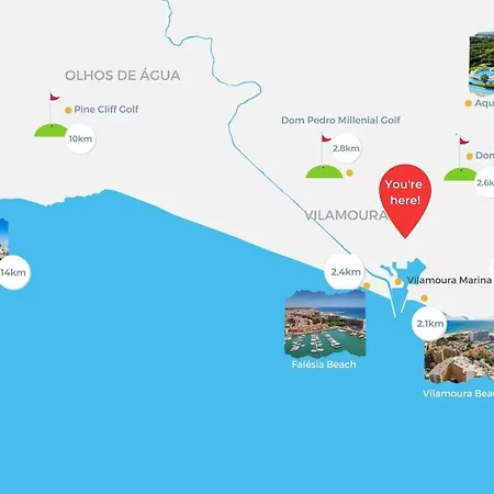 Marina Family Duplex With Pool * Quarteira